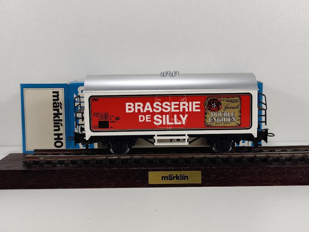 Marklin 4415 85095 koelwagen Brasserie de Silly NMBS, Wisselstroom, Wagon, Ophalen of Verzenden, Zo goed als nieuw