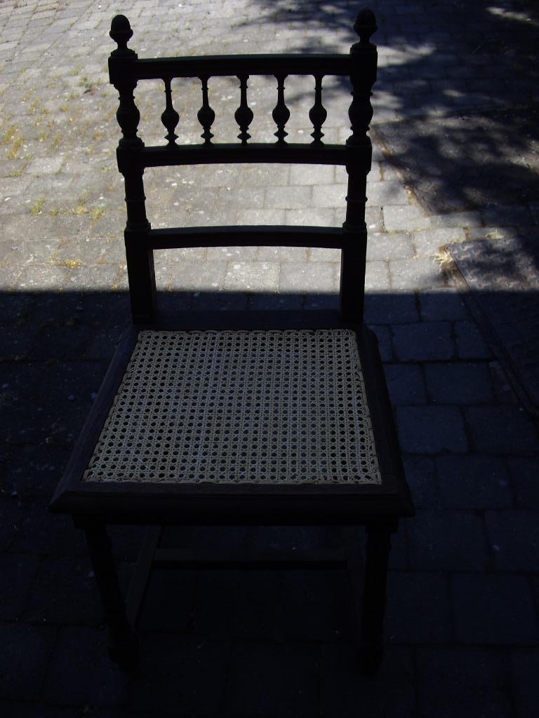 1 chaise cannée classique, Maison & Meubles, Chaises, Utilisé, Une, Bois, Osier ou Rotin, Brun, Enlèvement