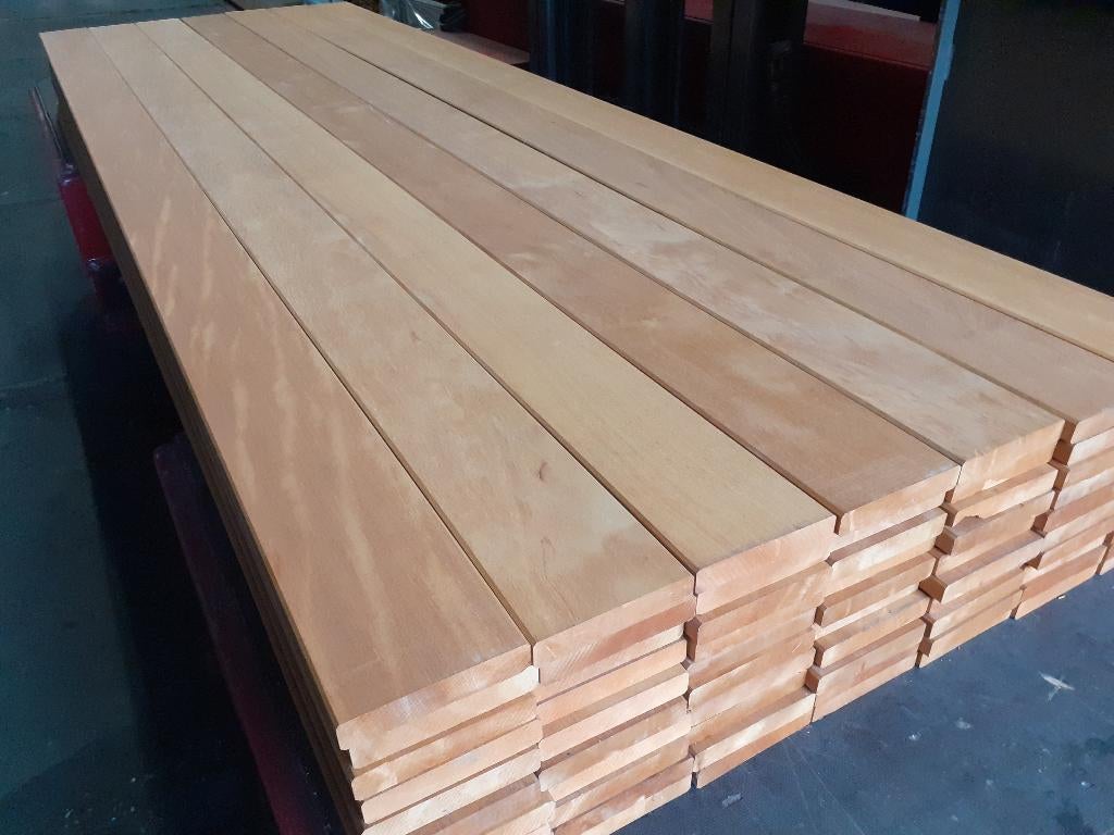 Lots complets de lames de terrasse Bilinga 25 x 140 mm 7p/m1, Neuf, Bois dur, 250 cm ou plus, Enlèvement ou Envoi