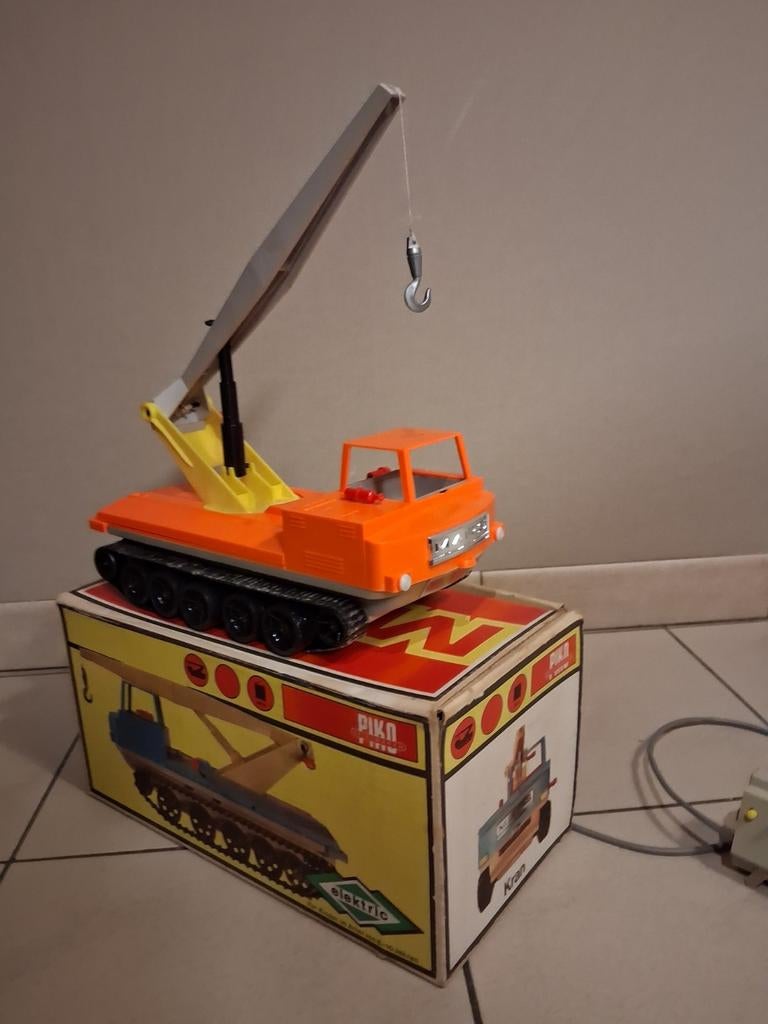 Oud speelgoed,Hijskraan op rupsbanden van het merk MARS, Ophalen of Verzenden