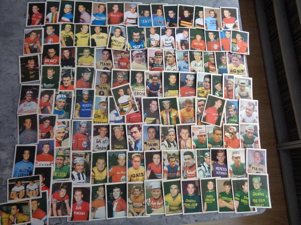 115x CARTES MONTY VELO CHEWING-GUM 1962 POUR CYCLISTES, Enlèvement ou Envoi