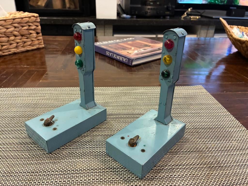 jouet en tôle cij feux de signalisation, Collections, Enlèvement, Utilisé