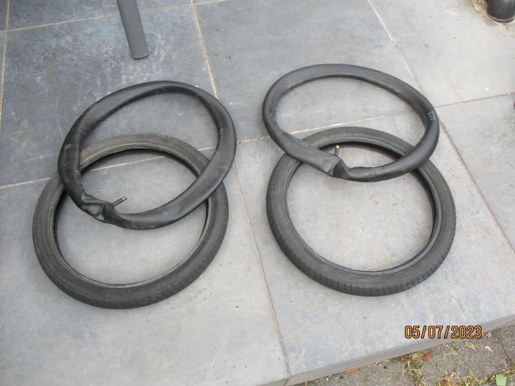 2 Binnen en buitenbanden kinderfiets, Ophalen of Verzenden, Gebruikt