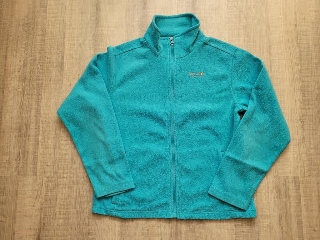 Fleece trui / jas Regatta turquoise maat 152, Gebruikt, Regatta, Meisje, Trui of Vest