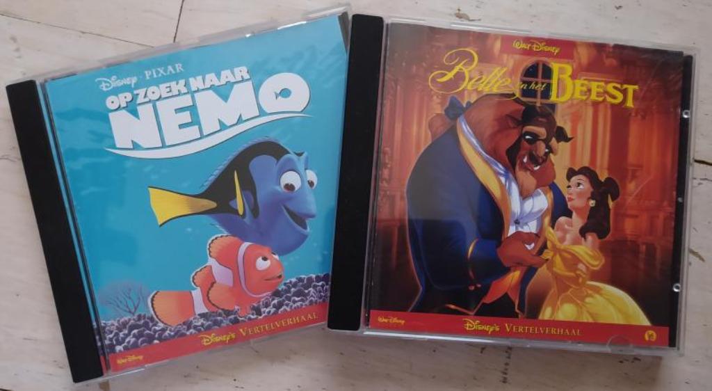 Disney Vertelverhaal Belle en het Beest / Op zoek naar Nemo, Verzamelen, Ophalen of Verzenden