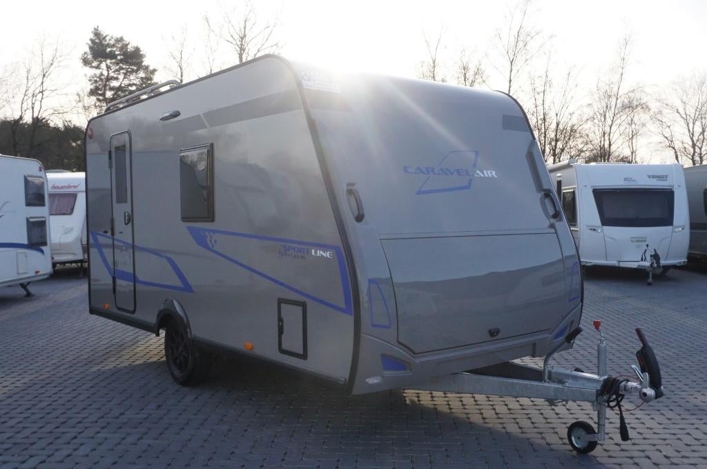 Nieuwe 4pers.Caravelair met frans bed, treinzit, Caravans en Kamperen, Caravans, Bedrijf, tot en met 4, Treinzit, Caravelair, Frans bed