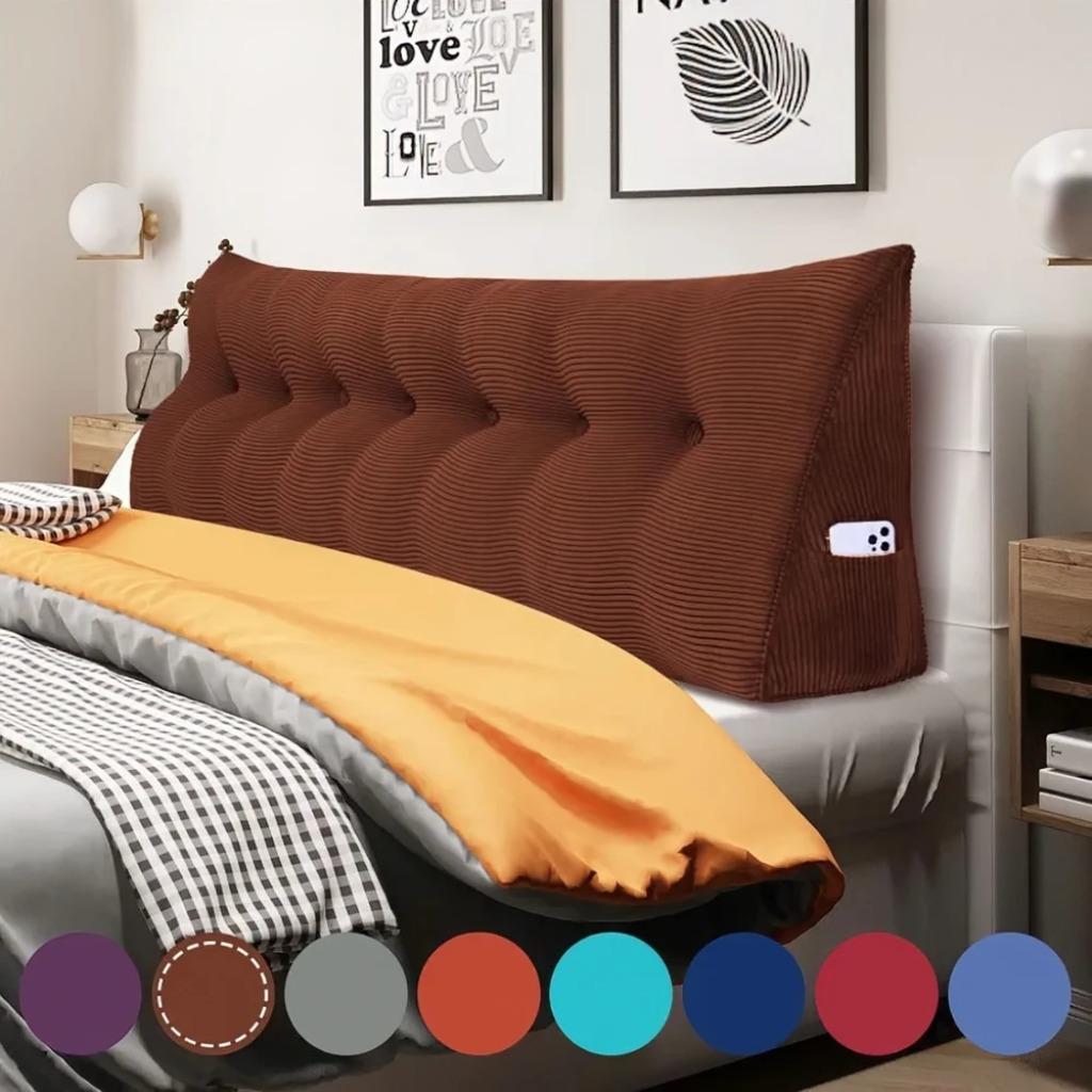 Coussin de dos design Vercart, coussin de lecture XXL, 200 c, Enlèvement ou Envoi, Neuf, Brun, Rectangulaire