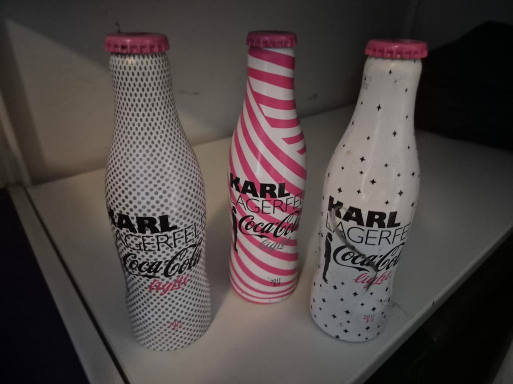 3 Coca-Cola flesjes karl lagerfeld, Enlèvement ou Envoi