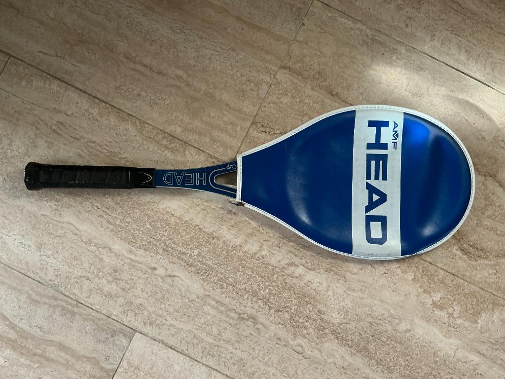 Vintage tennisracket Head Arthure Asche nieuw, Sport en Fitness, Tennis, Ophalen, Zo goed als nieuw, Racket, Head