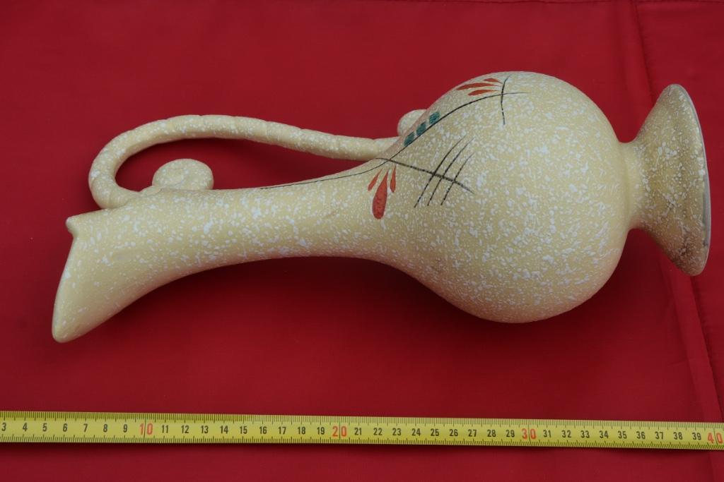 Prachtige vintage vaas type H.BEQUET Quaregnon, Ophalen of Verzenden