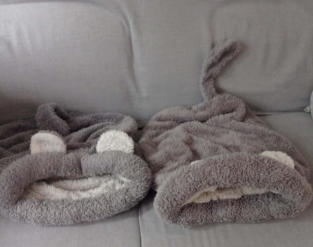 2x katten slaapzak, Ophalen, Gebruikt, Pluche