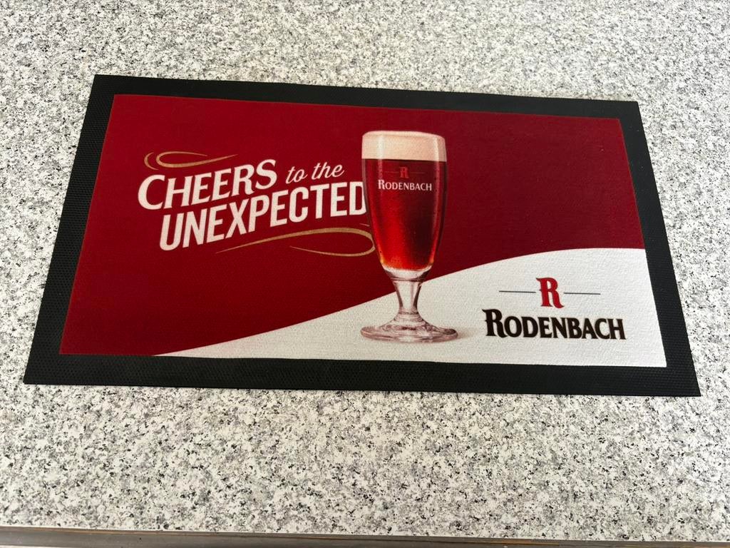Tapis de comptoir RODENBACH (45/25 cm), Collections, Marques & Objets publicitaires, Enlèvement ou Envoi, Neuf