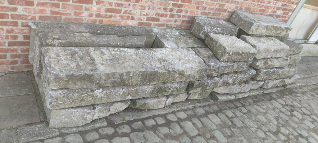 Bordures de jardin (Pierre Bleue = très lourdes !), Jardin & Terrasse, Bordure, 25 à 50 cm, Moins de 25 cm, Utilisé