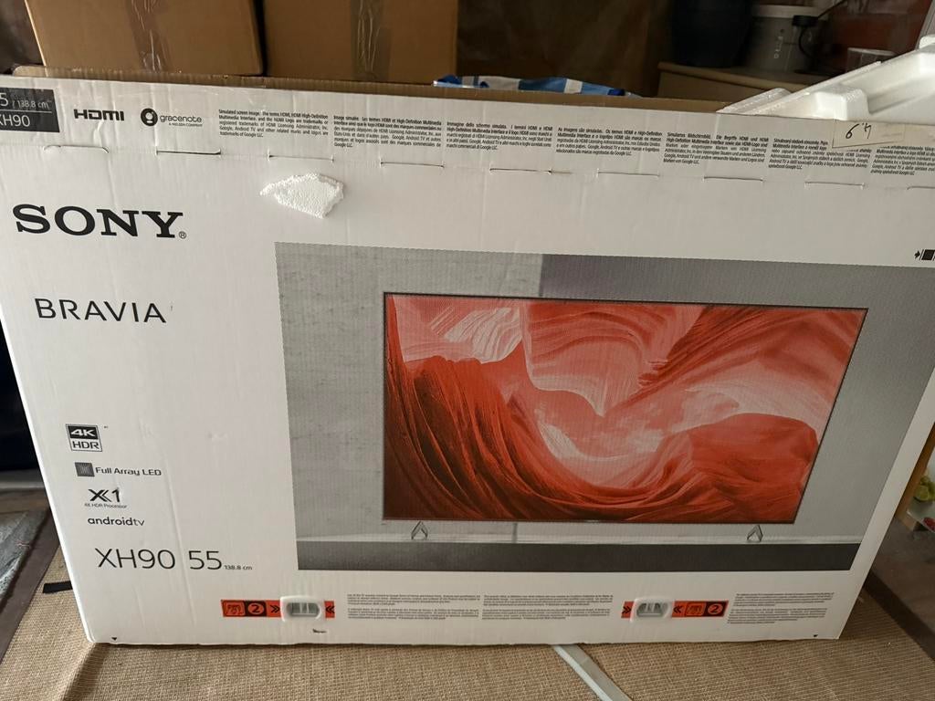 Sony bravia 4k 55 inch, TV, Hi-fi & Vidéo, Télévisions, QLED, Enlèvement, Ne fonctionne pas, 100 cm ou plus