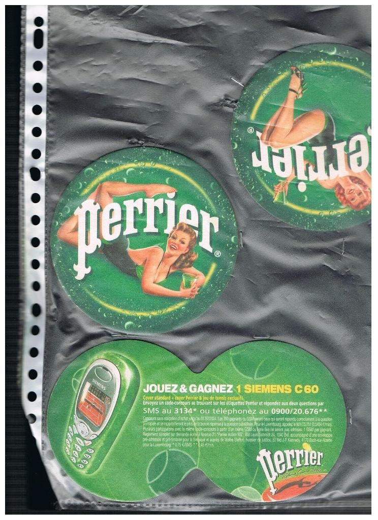 COUSSINETS EN FEUTRE PERRIER, Envoi, Neuf, Sous-bock