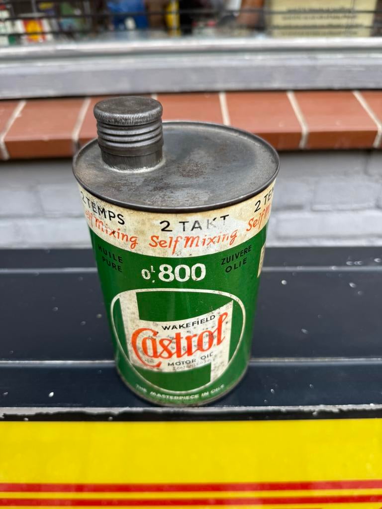 Zeldzaam oud Castrol olie blik, Ophalen of Verzenden, Gebruikt, Overige, Overige merken