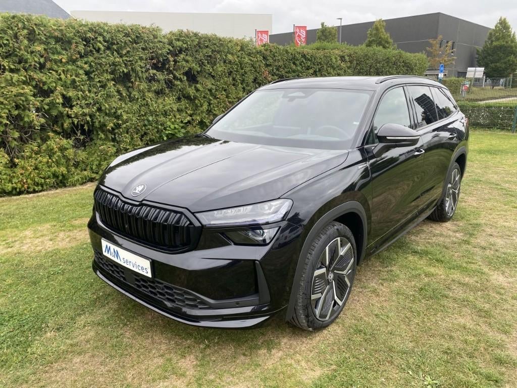 SKODA KODIAQ BENZINE SPORTLINE 7PL, Auto's, Skoda, Automaat, 1498 cc, 4 cilinders, Zwart