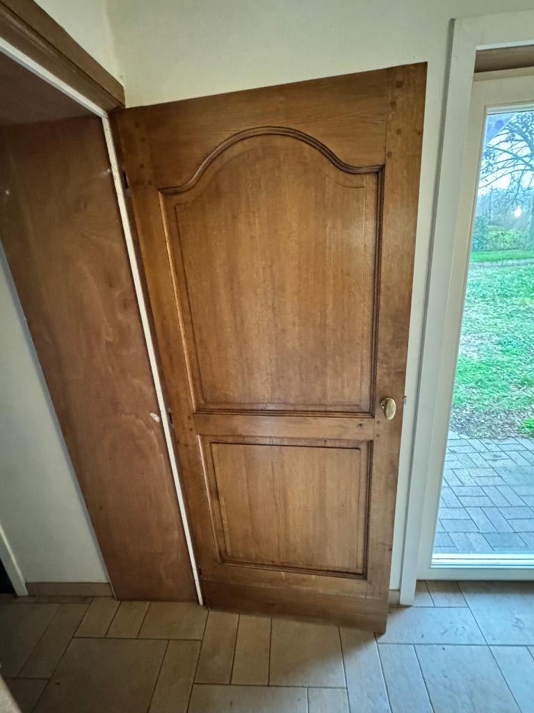 Houten binnendeur, Ophalen, Gebruikt, 80 tot 100 cm, Binnendeur