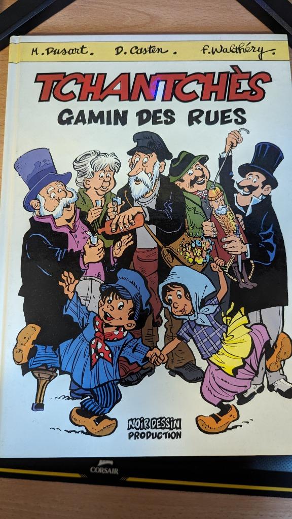 Toewijding François Walthéry in Tchantchès Gamin des rue, Eén stripboek, Walthéry, Ophalen of Verzenden, Zo goed als nieuw