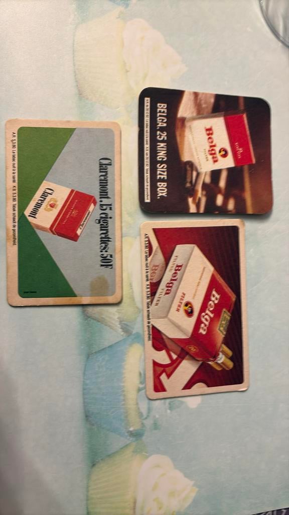 Oude bierviltjes Belga, Ophalen of Verzenden, Gebruikt, Viltje(s)