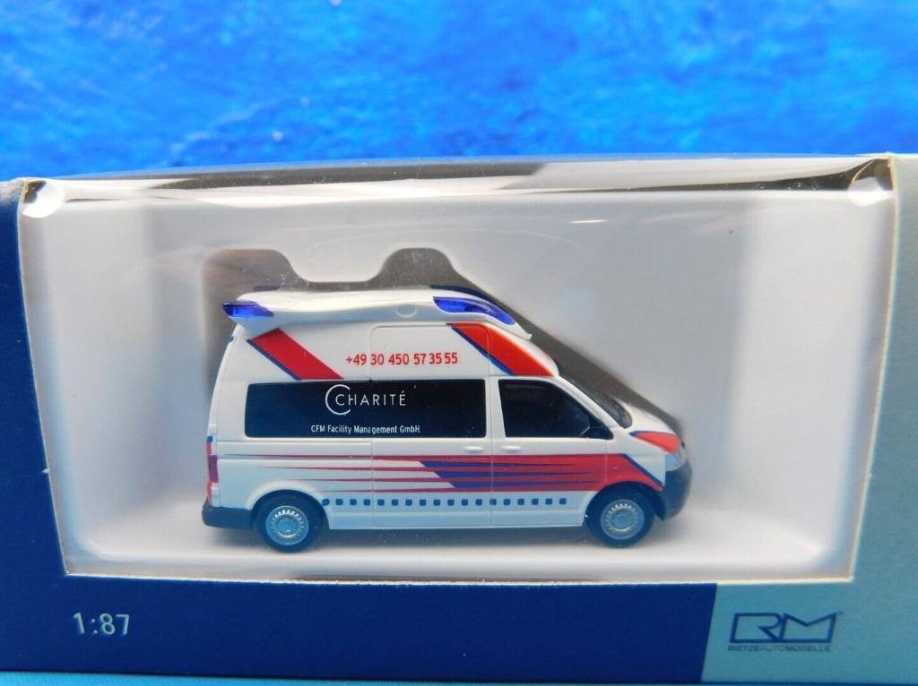 1:87 Rietze 52689 VW Volkswagen T5 Hornis Ambulance, Ophalen of Verzenden, Nieuw, Overige typen, Rietze