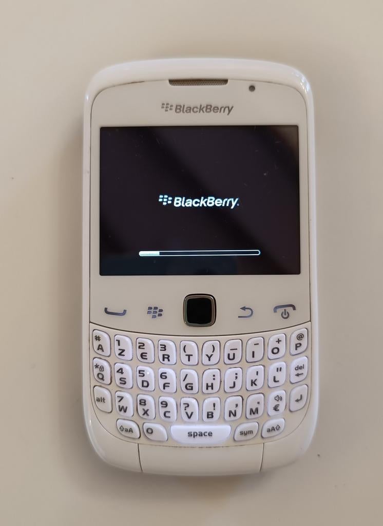 Blackberry 9300 Curve White / AZERTY BE / rare Collector, Telecommunicatie, Mobiele telefoons | Blackberry, Ophalen of Verzenden