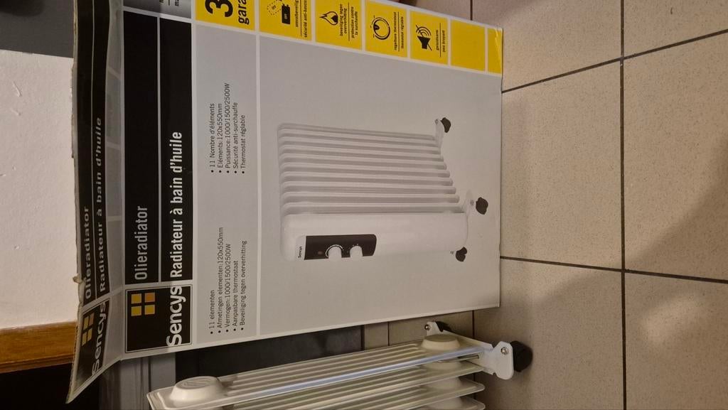 Radiateur à bain d'huile Sencys, Enlèvement ou Envoi, Comme neuf, Radiateur