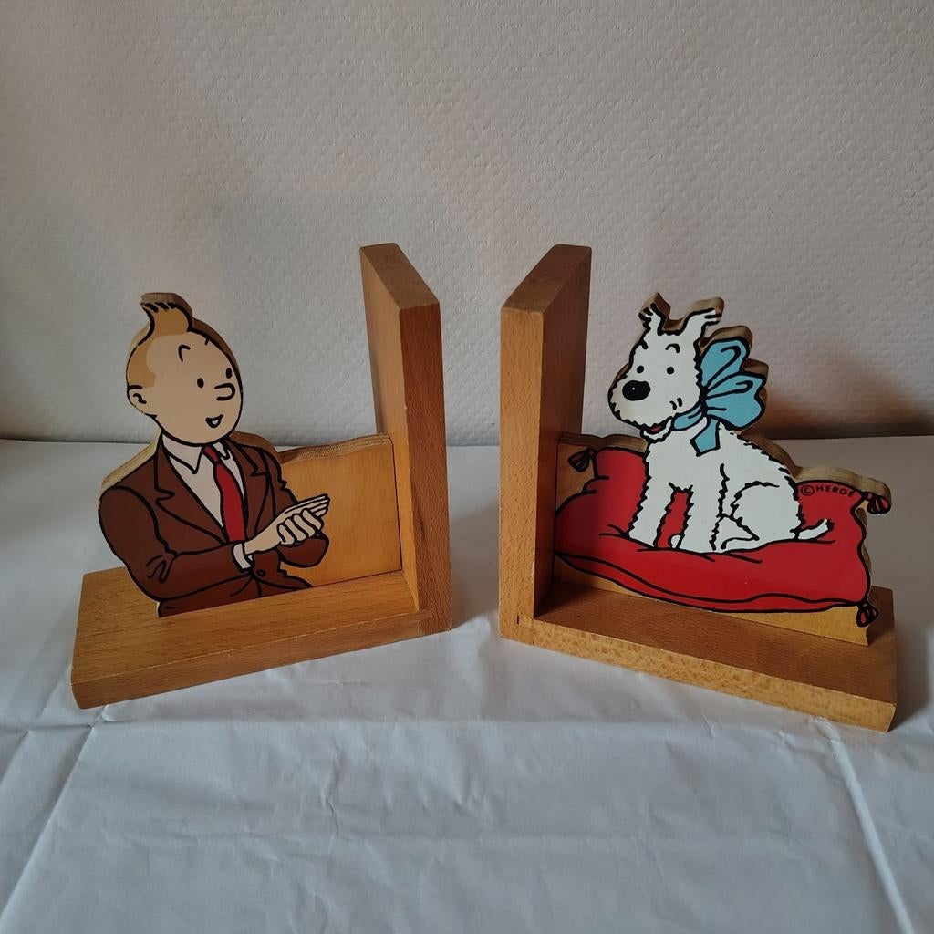 Vintage Kuifje/ Tin Tin Boekensteunen, Ophalen of Verzenden, Zo goed als nieuw