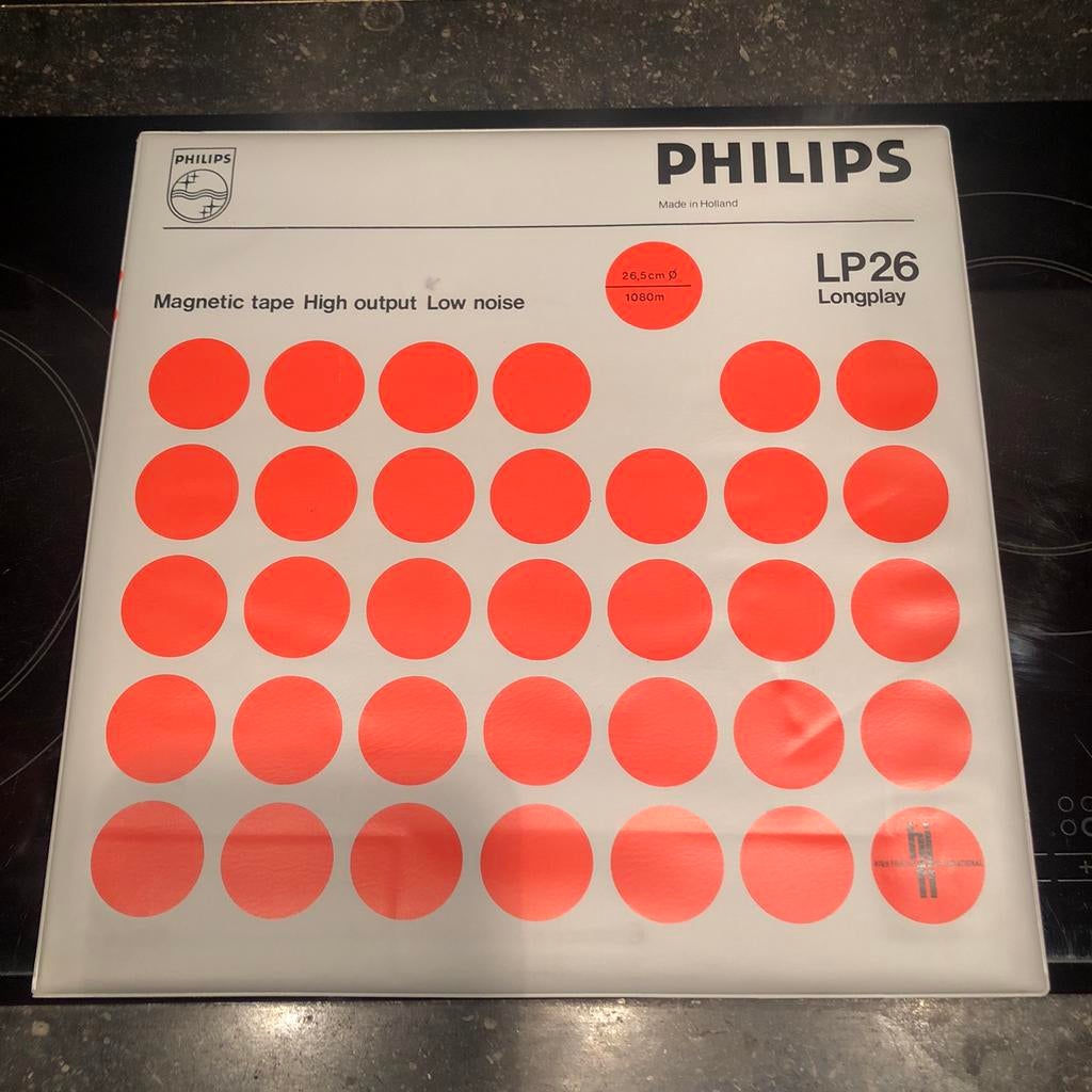 magnetic tape filmrol PHILIPS LP26 longplay 1080 meter, Ophalen of Verzenden