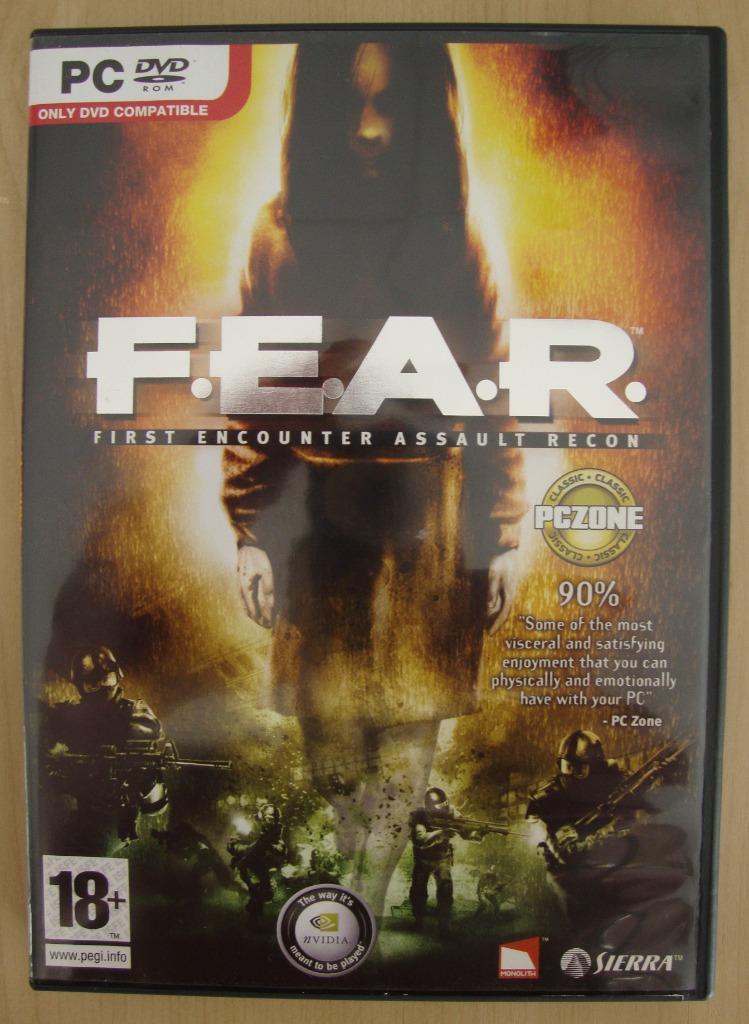 PC Spel: F.E.A.R. (PC DVD-Rom), Games en Spelcomputers, Gebruikt, Vanaf 18 jaar, Shooter, 1 speler
