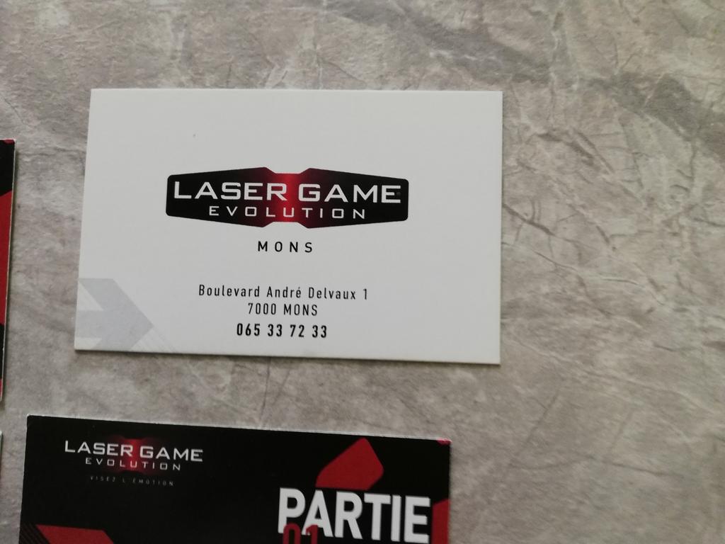 Kaartjes voor lasergames