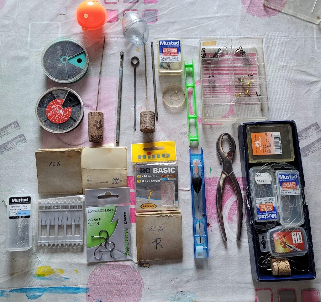 Lot de matériel de pèche divers., Enlèvement ou Envoi, Utilisé, Autres types