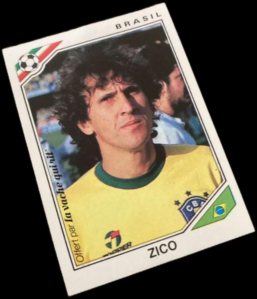 Panini WK Mexico 86 Zico Brazilië  1986 LA VACHE QUI RIT', Verzenden, Nieuw