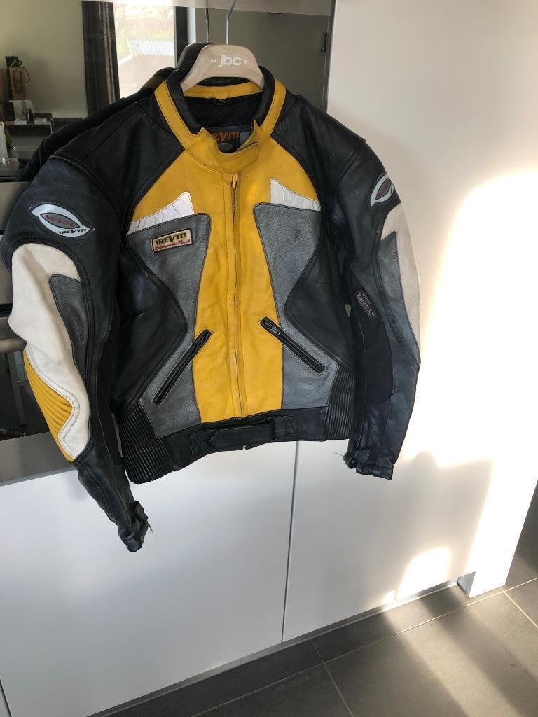 Rev’it  lederen motorjas maat 38 small/medium, Ophalen of Verzenden, Dames, Jas | leer