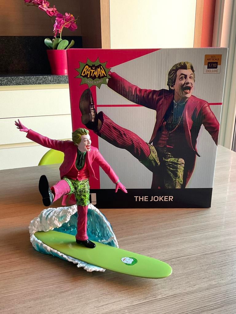 Figurine Iron Studios Batman 66 The Joker Surf BDS Art 1/10, Ophalen of Verzenden, Zo goed als nieuw