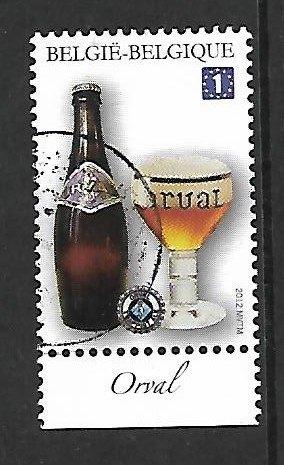 Jaar 2012 Bier Orval, Ophalen of Verzenden, Gestempeld