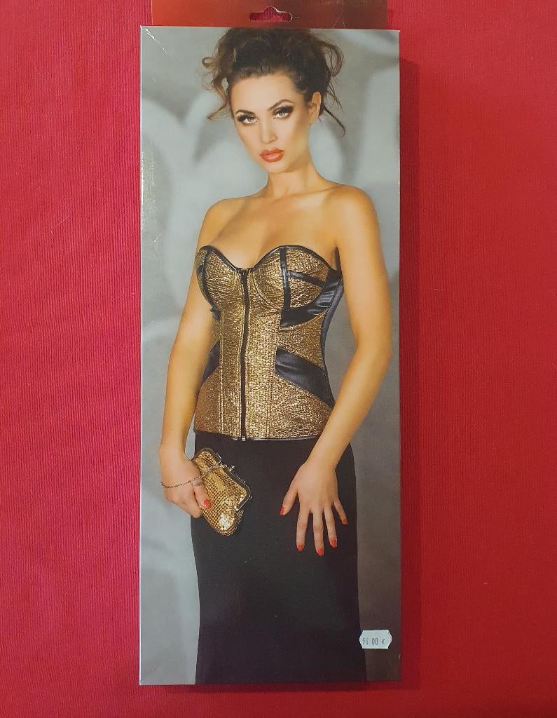 Corset Gold Chilirose size XL, Kleding | Dames, Chilirose, Ophalen of Verzenden, Overige kleuren, Body of Korset