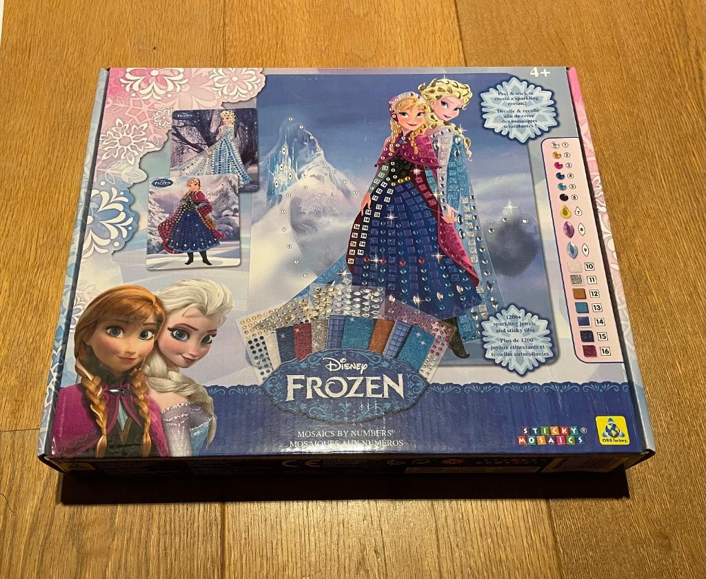 Frozen, mozaïek door nummers, Kinderen en Baby's, Speelgoed | Educatief en Creatief, Ophalen of Verzenden, Gebruikt, Knutselen