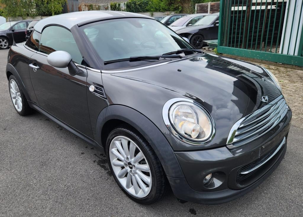 Mini Couper Coupe 1.6 benzine., Auto's, Mini, Voorwielaandrijving, Euro 5, Zwart, Leder en Stof