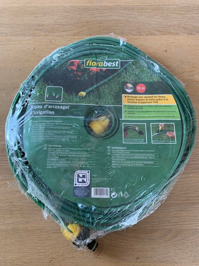 Tuyau d’arrosage d’irrigation 15m, Enlèvement ou Envoi, Neuf