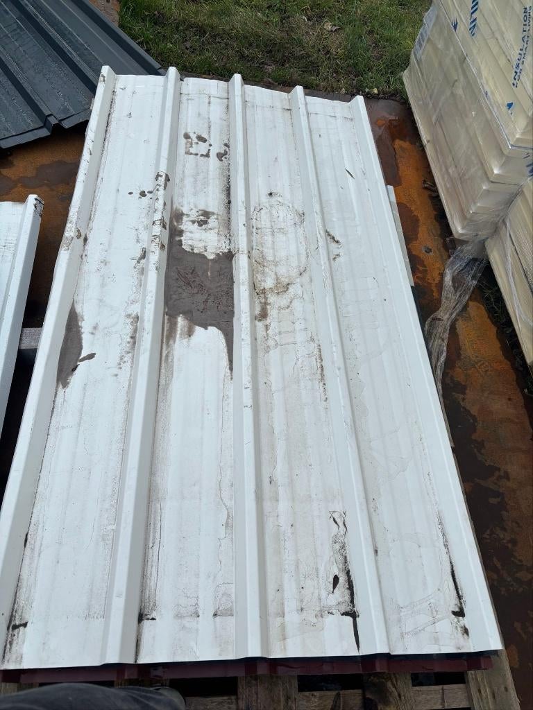 metalen profielplaten - diverse kleuren, Ophalen of Verzenden, Gebruikt