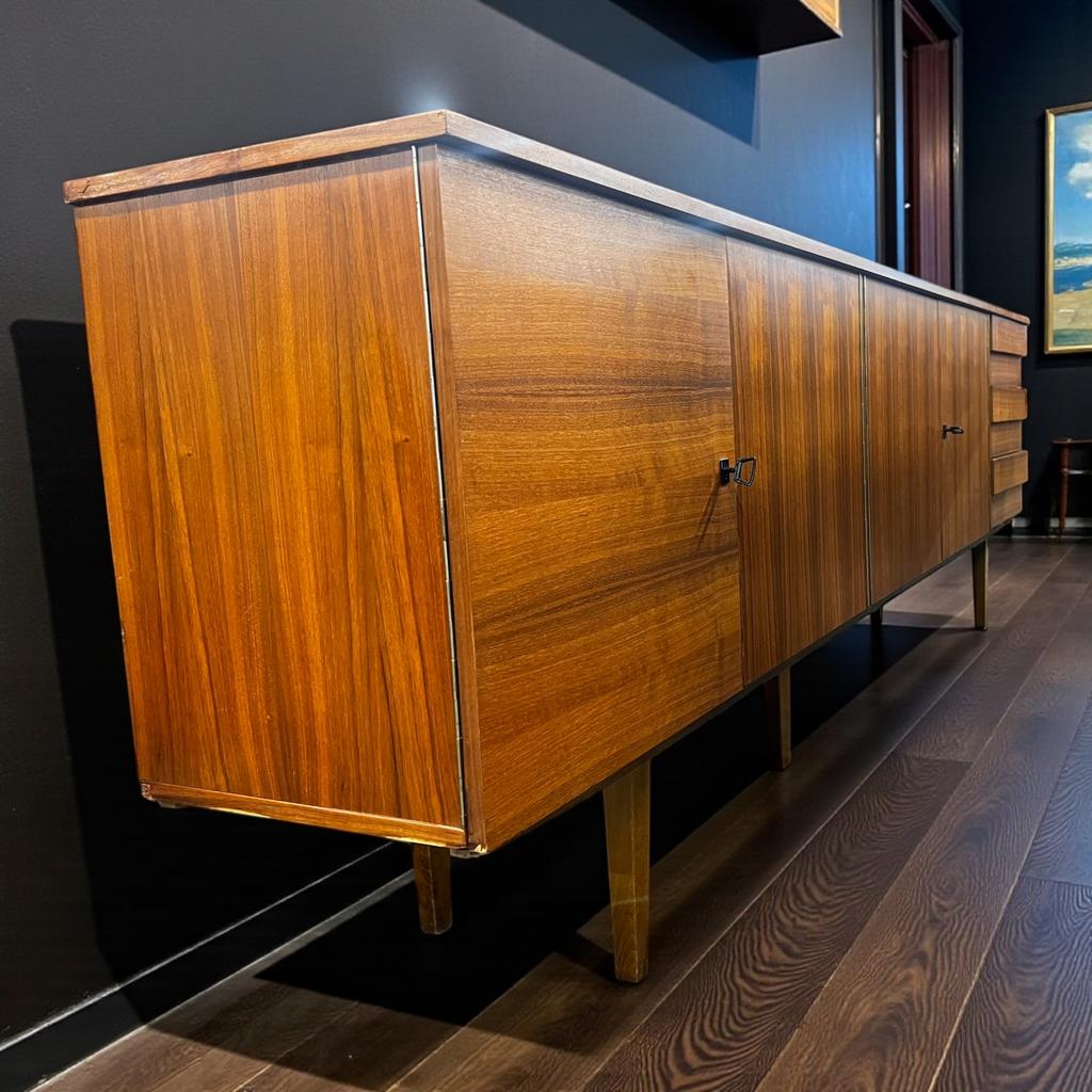 Buffet/buffet/armoire longue en bois Vintage XL, Enlèvement ou Envoi, Utilisé, Armoire