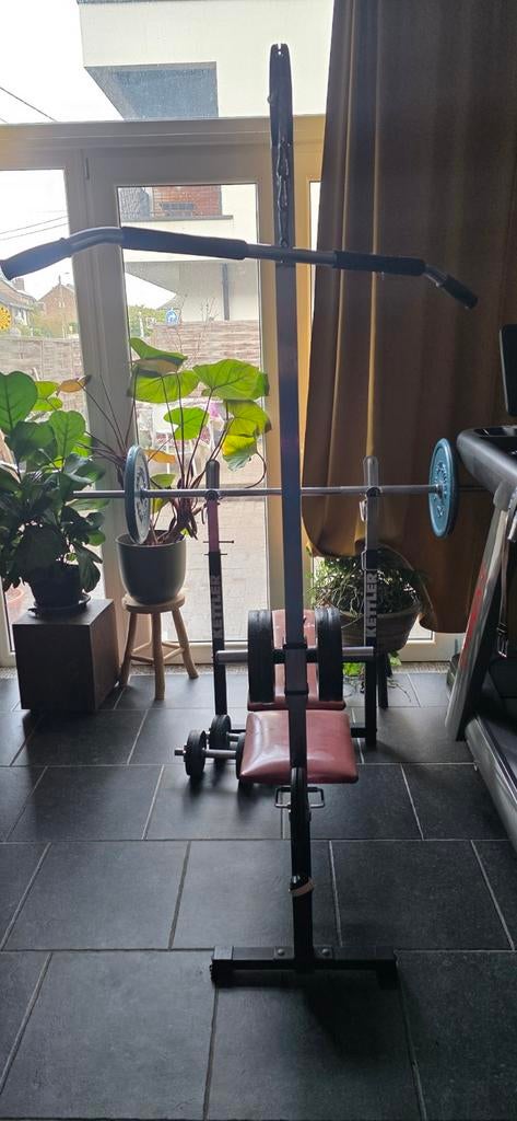 Benchpress plus triceps, jambes, poids de plus de 100 kg, Enlèvement, Jambes