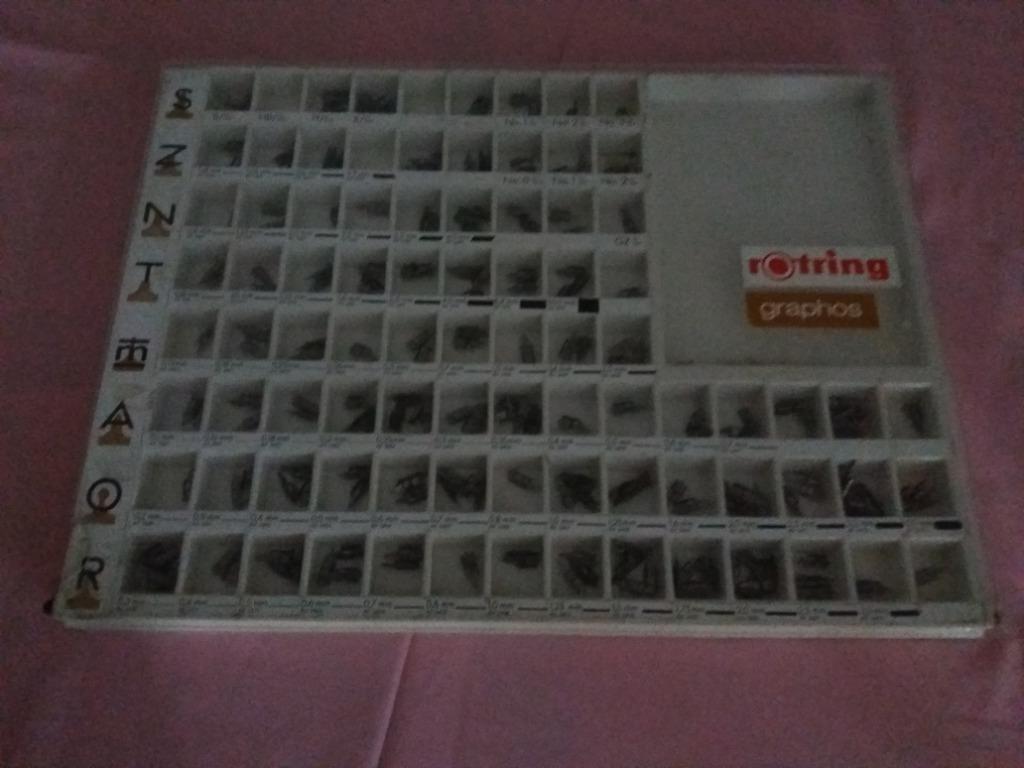 Rotring graphos pennen in sorteerbox - nieuw, Hobby en Vrije tijd, Tekenen, Ophalen of Verzenden, Nieuw