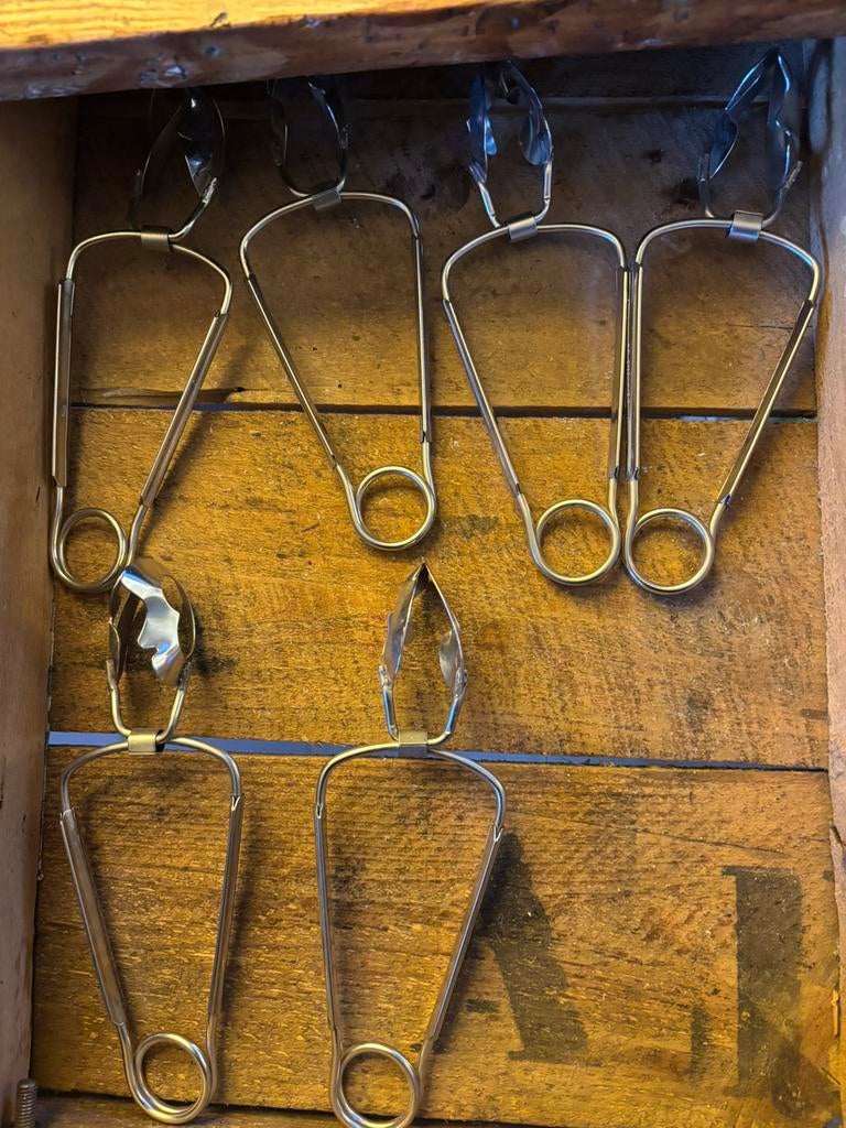 Escargots grijptangen 6 stuks, Maison & Meubles, Enlèvement ou Envoi, Comme neuf