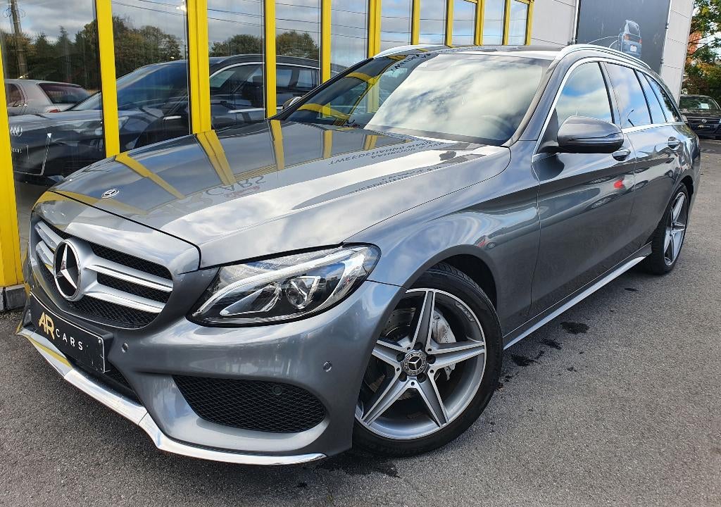 Mercedes C200D/Lichte vracht/Automaat/2017/AMG-line/Euro 6, Auto's, Achterwielaandrijving, 4 cilinders, Bedrijf, 5 deurs