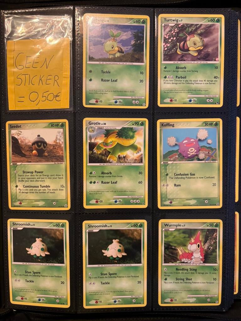 Pokémon Oudere (un)common/Rare/Stamped Kaarten, Ophalen of Verzenden, Zo goed als nieuw