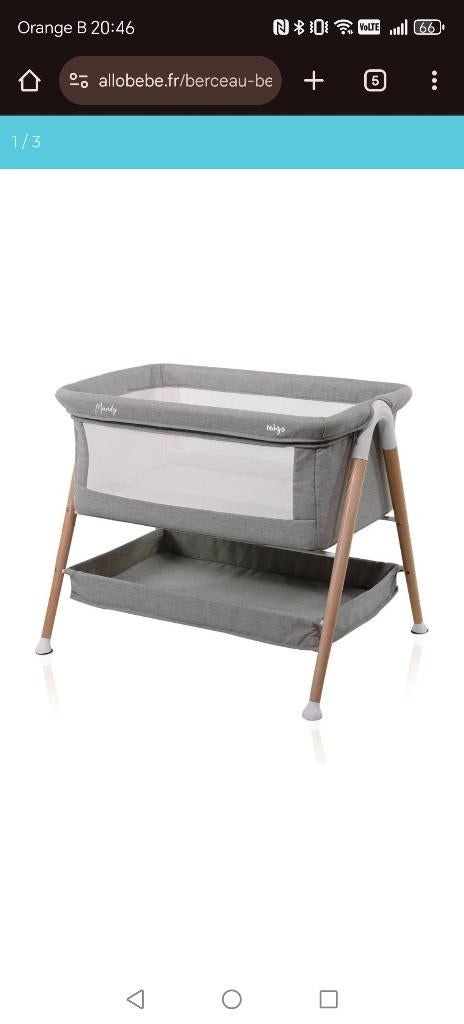 Berceau bébé, Enlèvement, Comme neuf, Berceau
