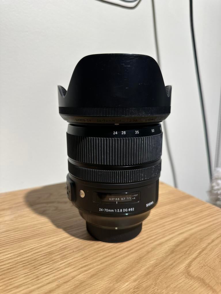 Sigma 24-70 F/2.8 DG OS HSM Art Nikon FX, TV, Hi-fi & Vidéo, Photo | Lentilles & Objectifs, Comme neuf, Enlèvement