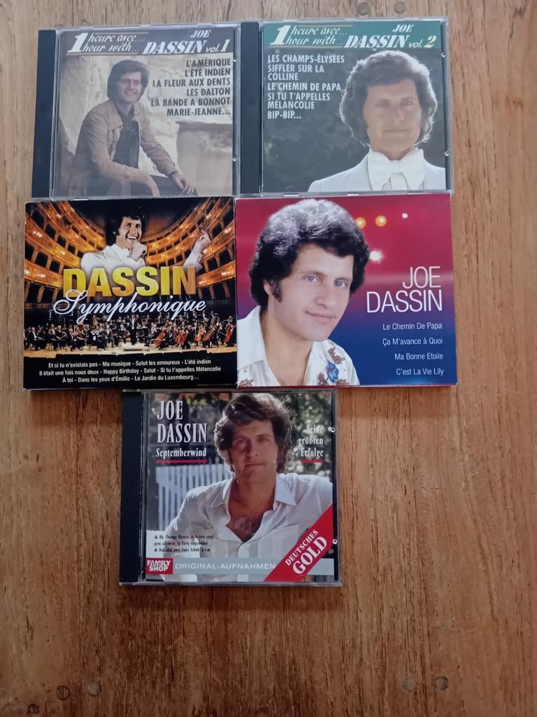 Lot de 5 CD Joe Dassin, Enlèvement ou Envoi, Comme neuf, Autres genres